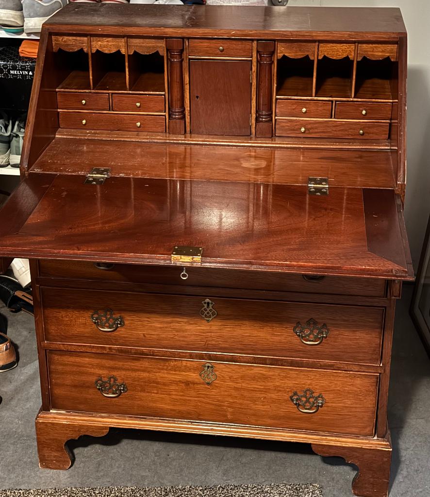 Mooie antieke secretaire, Huis en Inrichting, Kasten | Secretaires, Ophalen, Gebruikt, Hout