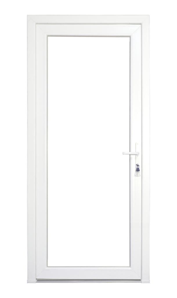 Kunststof Buitendeur Volglas Buiten B98 H215cm Wit, Niet ingevuld, Kunststof, 80 tot 100 cm, 215 cm of meer