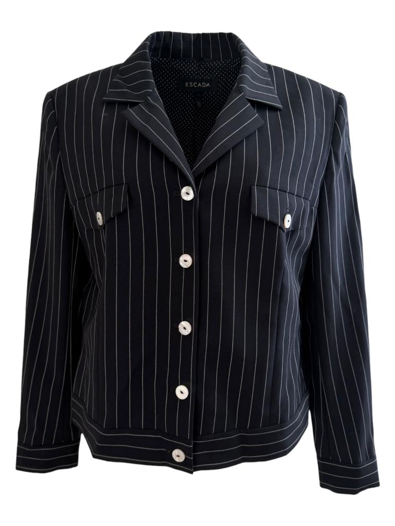 Escada vest XL, Zwart, Maat 46/48 (XL) of groter, Ophalen of Verzenden, Zo goed als nieuw