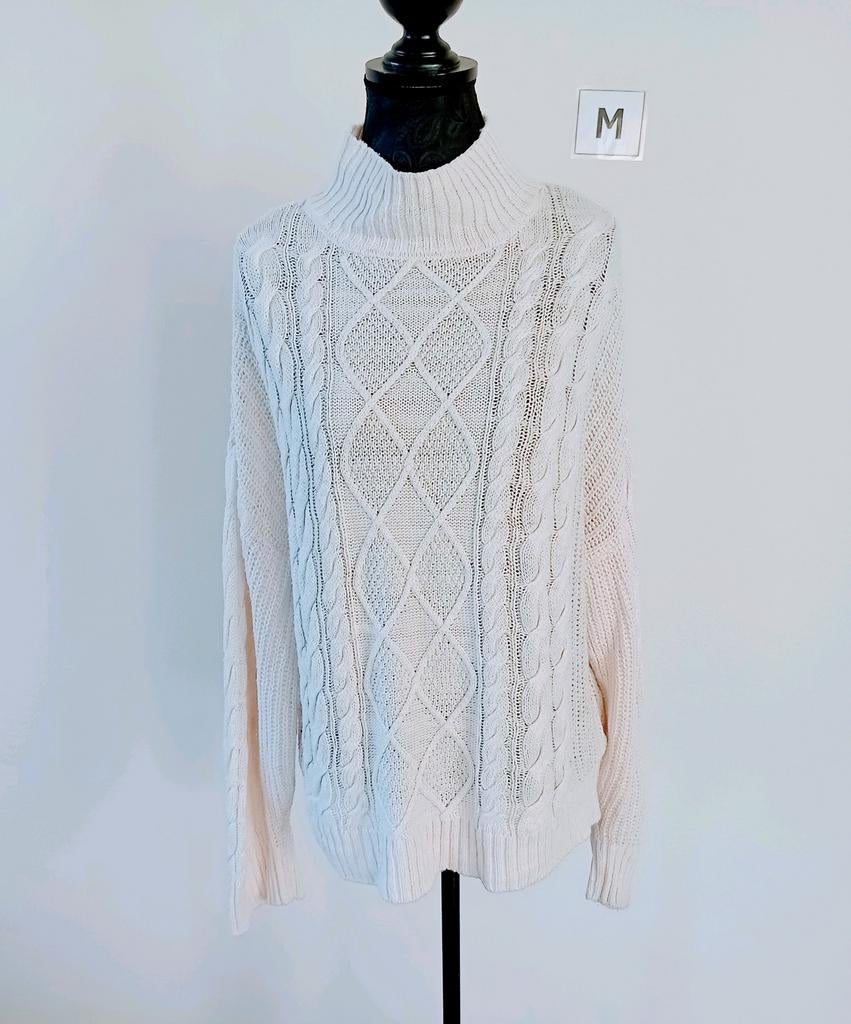 Trui. Sweater. Wit. Maat M/38, Ophalen of Verzenden, Zo goed als nieuw, Maat 38/40 (M), Wit