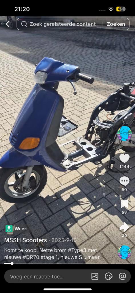Scooter gezocht, Ophalen of Verzenden, Zo goed als nieuw, Benzine, Overige modellen
