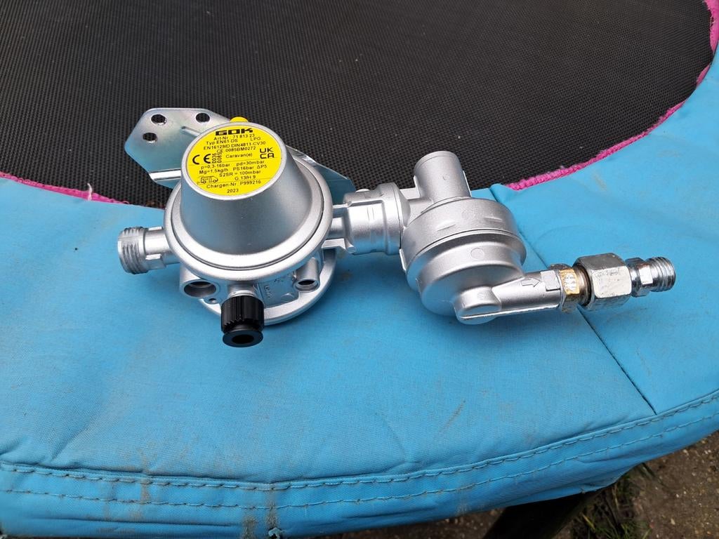 GOK gasdrukregelaar voor caravan, Ophalen of Verzenden