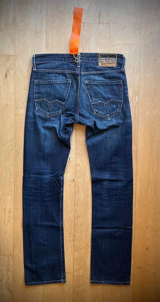 Replay Straight Fit jeans spijkerbroek W30 L34, Ophalen of Verzenden, Zo goed als nieuw, Blauw, W32 (confectie 46) of kleiner