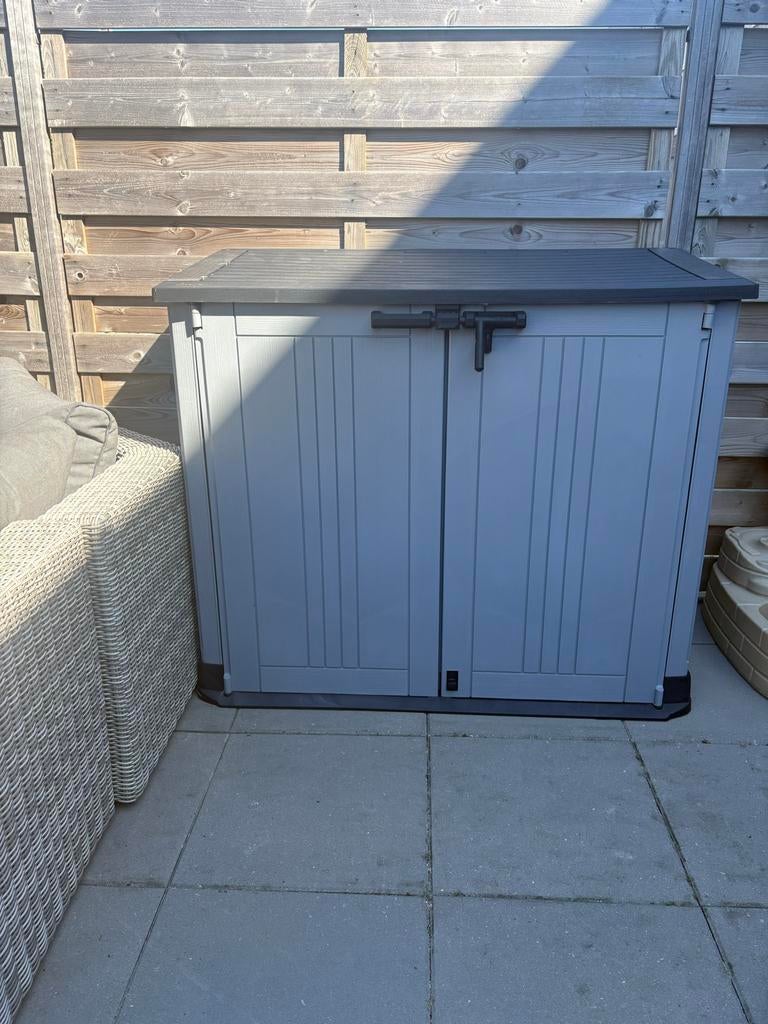 Keter opbergkist voor tuinkussens - Grijs, Ophalen of Verzenden, Gebruikt, Kunststof, Overige typen