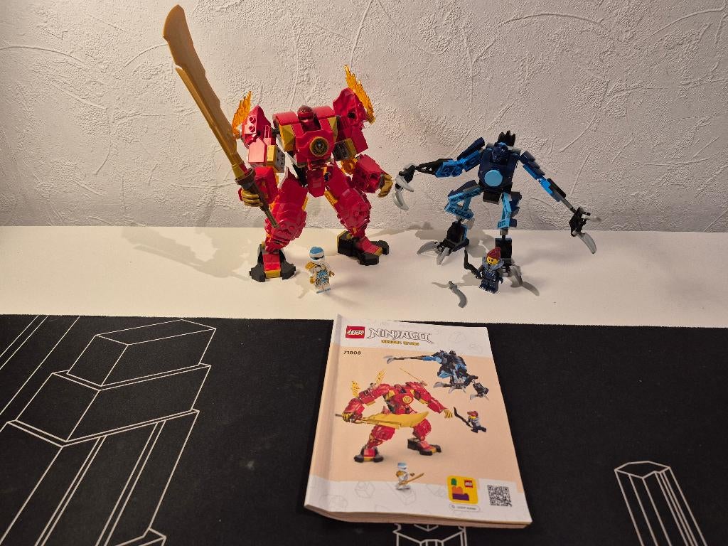 Lego Ninjago 71808 Kai's Elemental Fire Mech, Kinderen en Baby's, Speelgoed | Duplo en Lego, Ophalen of Verzenden, Gebruikt, Complete set