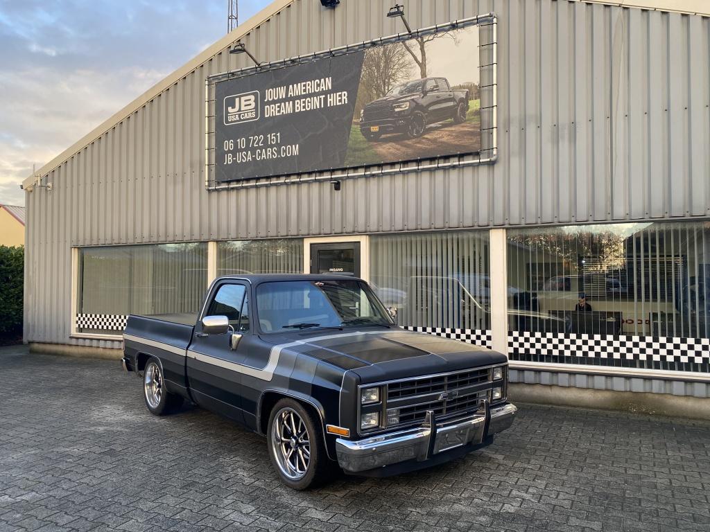 Chevrolet C10 Short-Bed V8 GMC (bj 1986), Auto's, 0 cilinders, Chevrolet, 160 pk, Zwart