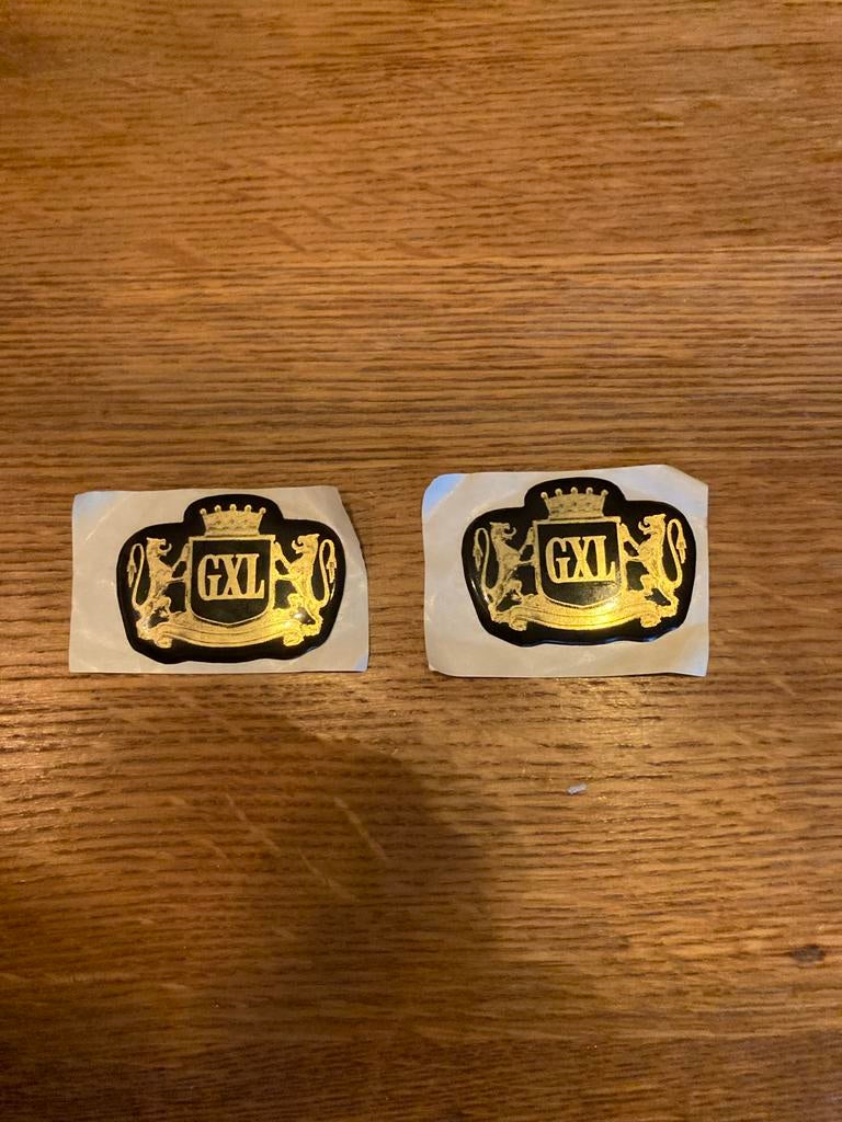 Nieuwe reproductie Ford Taunus TC1 GXL embleem stickers, Auto diversen, Autostickers, Ophalen of Verzenden