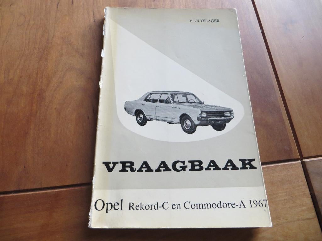 Vraagbaak Opel Rekord C, Opel Commodore A vanaf 1967, mooi!, Ophalen of Verzenden