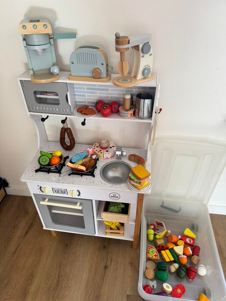 Speelkeuken hout KidKraft + Little Dutch, Ophalen, Gebruikt, Hout