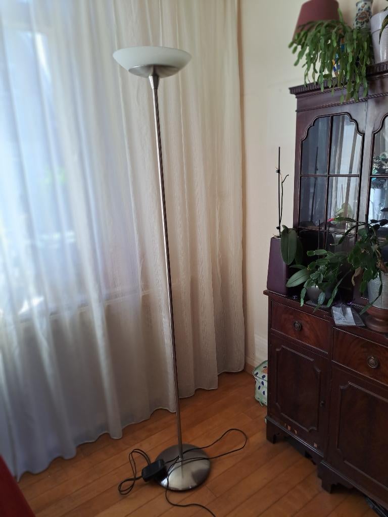 Jan de Bouvrie staande lamp, Ophalen, Gebruikt, Glas, 75 cm of meer