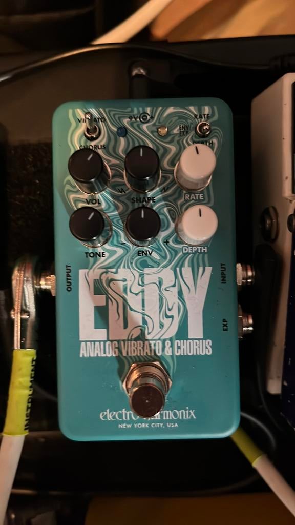 Electro harmonix Eddy chorus vibrato effect pedaal, Ophalen of Verzenden, Zo goed als nieuw, Chorus