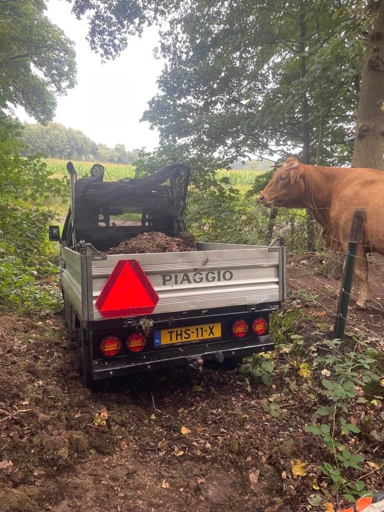 Piaggio porter kieper MMBS project, Auto's, Euro 2, Piaggio, Achterwielaandrijving, Zwart