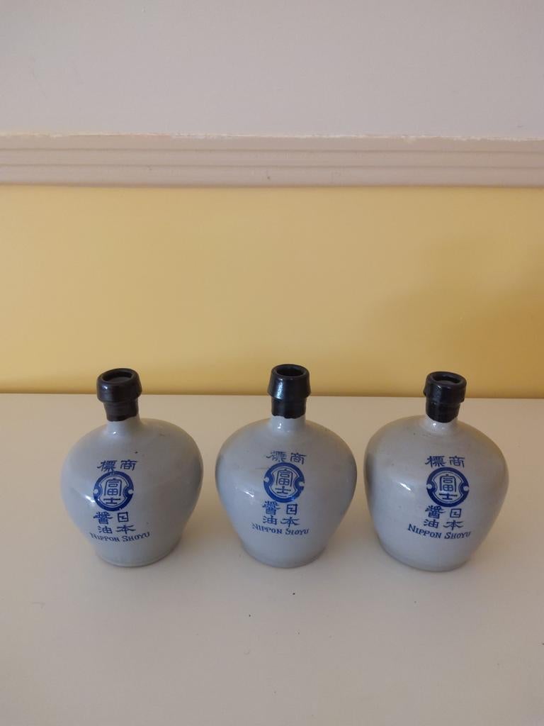 Oude Japanse Soja Flesjes, Antiek en Kunst, Ophalen of Verzenden