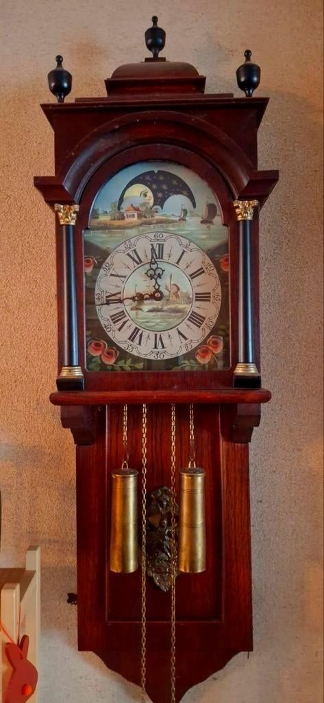 Antieke Friese staartklok, Antiek en Kunst, Antiek | Klokken, Ophalen of Verzenden