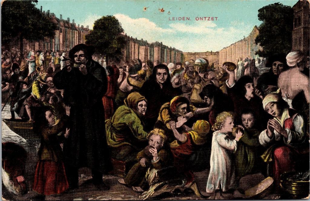 Leiden Ontzet (1913), Verzenden, Voor 1920, Gelopen, Zuid-Holland