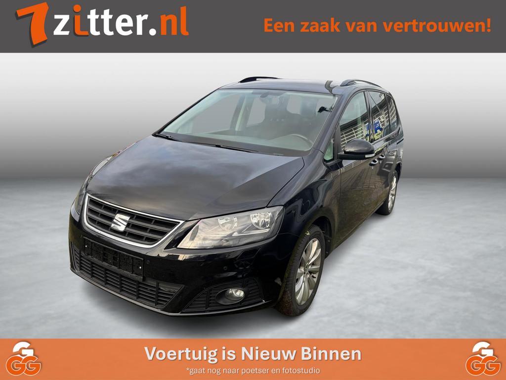 SEAT Alhambra 1.4 TSI Style, 7-Persoons,, 4 cilinders, 150 pk, 7 stoelen, Zwart