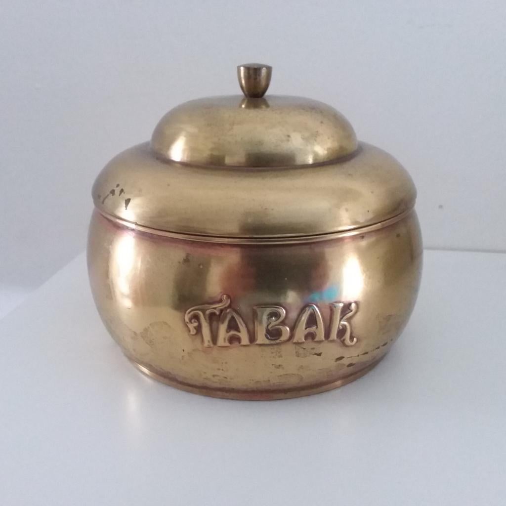 koperen tabacspot, Ophalen of Verzenden, Koper