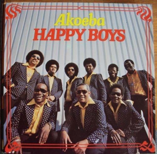 Happy Boys – Akoeba 1977 kaseko, soul/funk Suriname, Ophalen of Verzenden, Gebruikt, 12 inch
