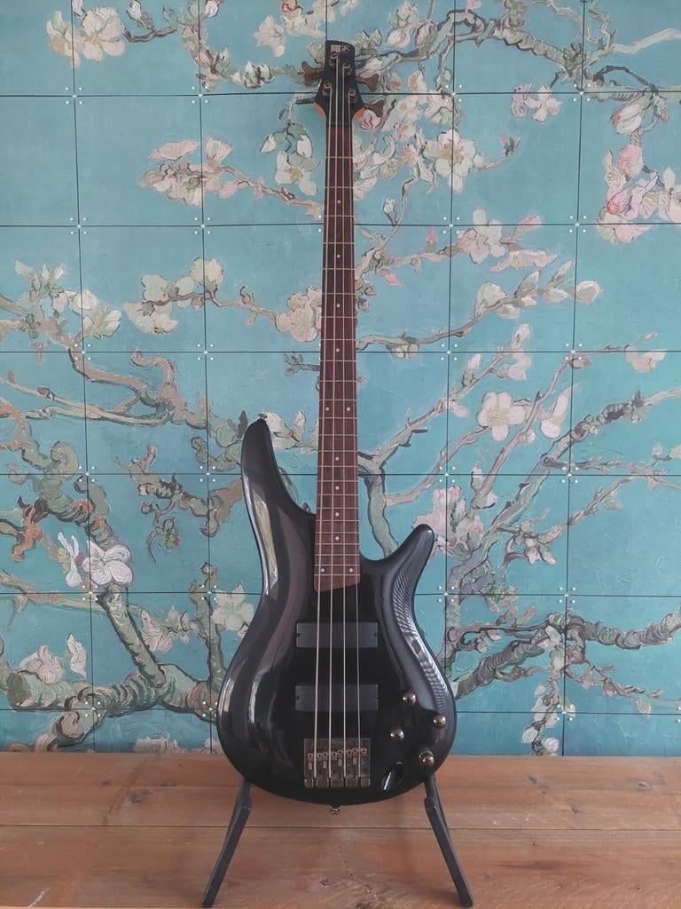 👉 Ibanez SR-300 SDGR Sound Gear Elektronic Bass! Zwart ️⚫️, Ophalen of Verzenden, Gebruikt, Elektrisch, 5-snarig