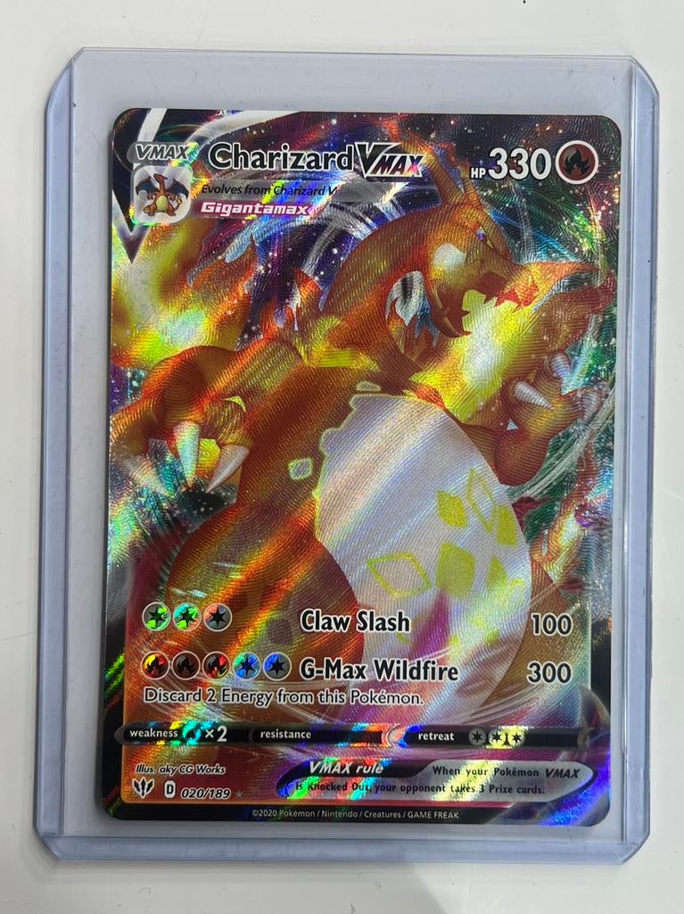 Charizard VMAX #20, Ophalen of Verzenden, Zo goed als nieuw