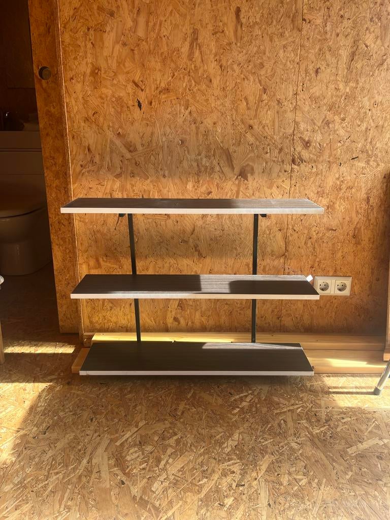 Formica boekenrekje/rekje, Met plank(en), Kunststof, Gebruikt, Minder dan 25 cm