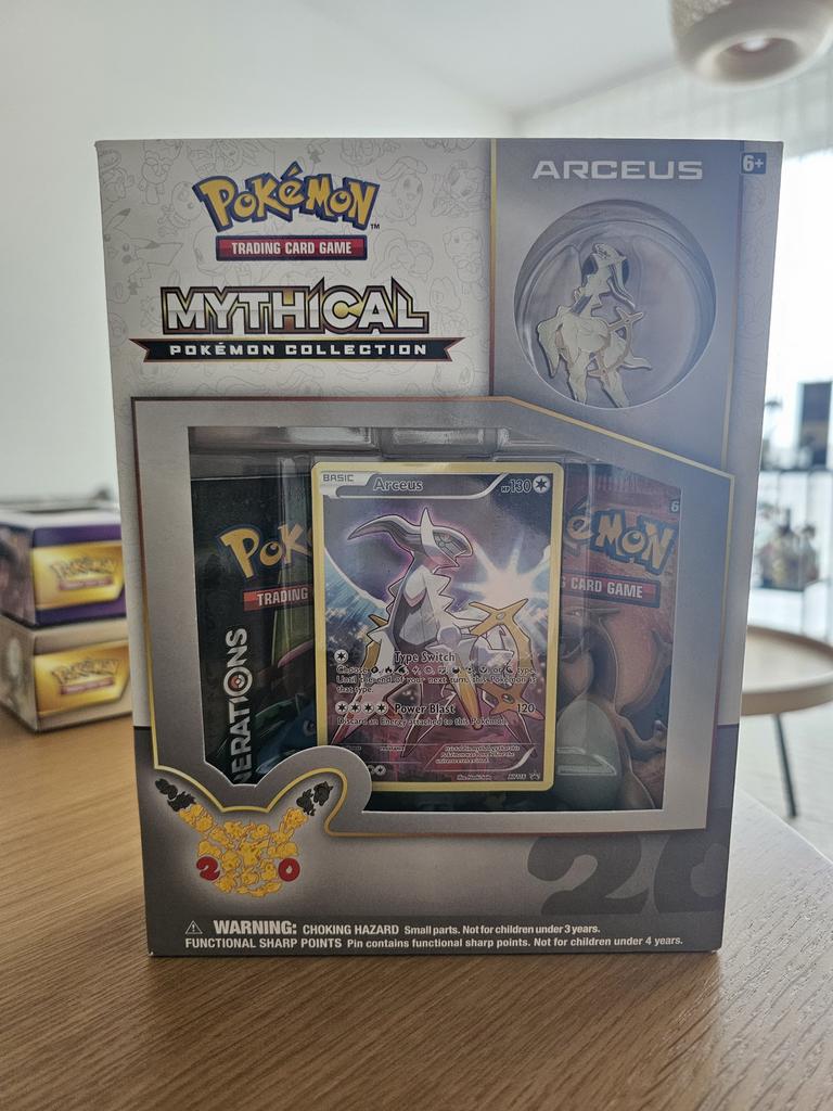 Pokémon Mythical Pokémon Collection – Arceus (Sealed), Hobby en Vrije tijd, Verzamelkaartspellen | Pokémon, Ophalen of Verzenden