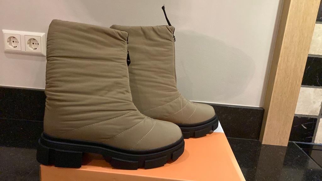 Snowboots Taupe Maat 40 Posh by Poelman NIEUW, Bruin, Snowboots, Nieuw, Ophalen of Verzenden