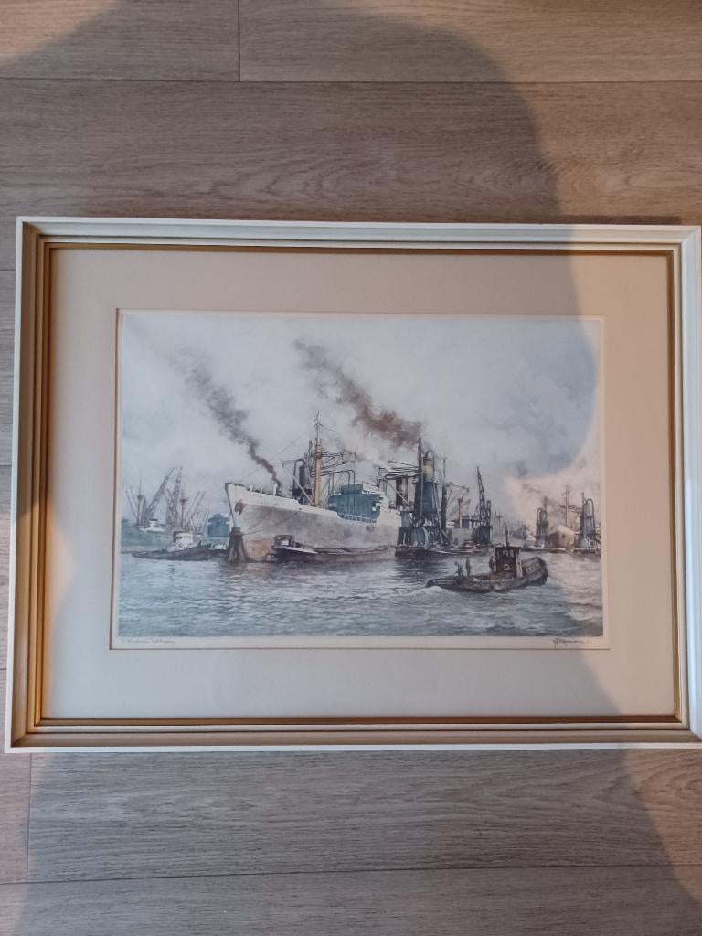 ets, Ophalen, Landschap, Ets, Ingelijst