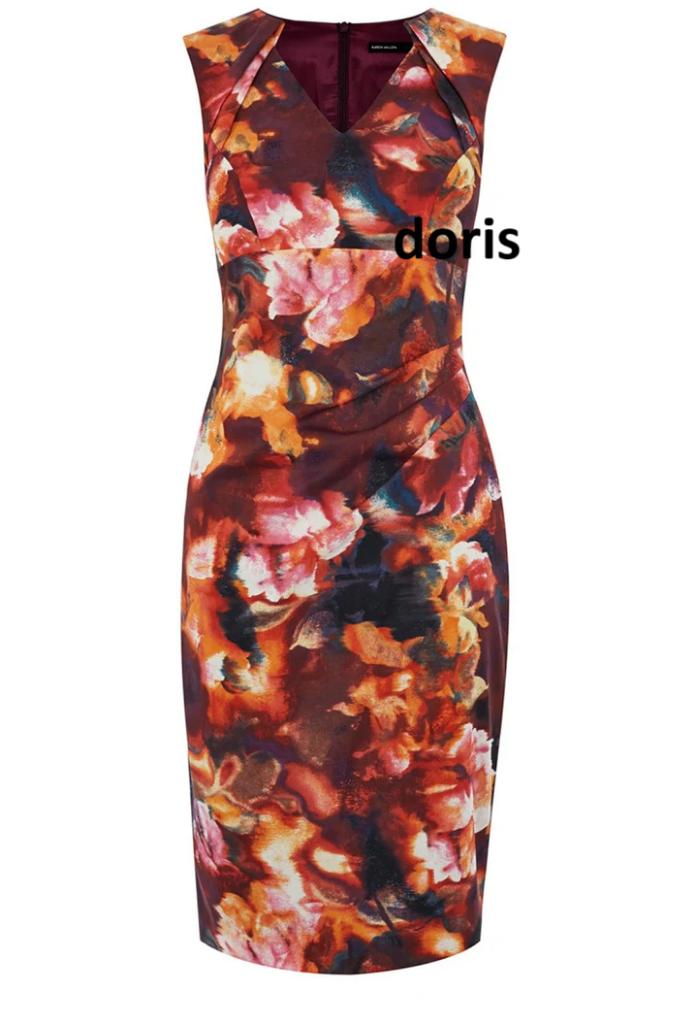 jurk Karen Millen maat 10/38 oksel tot oksel 42 rek 45 cm, Maat 38/40 (M), Ophalen of Verzenden, Zo goed als nieuw, Boven de knie