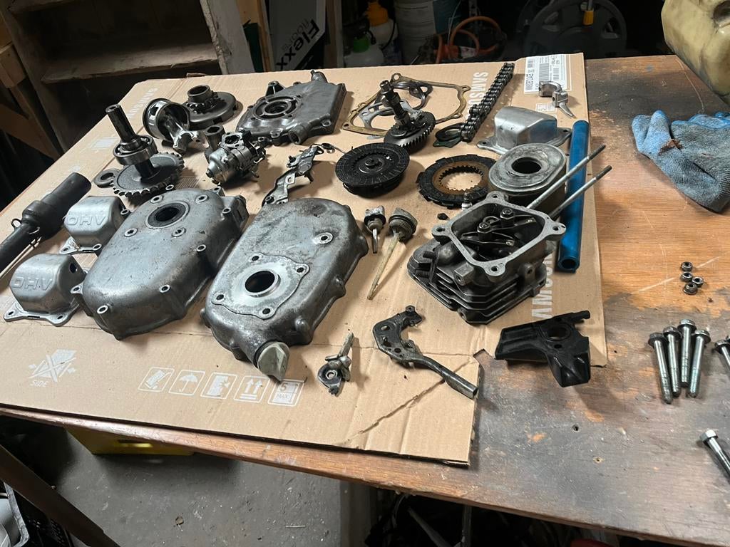 Kart 200cc in onderdelen, Sport en Fitness, Karting, Ophalen, Gebruikt, Kart