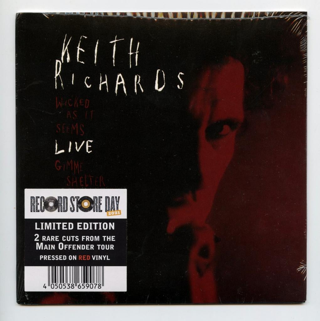 Keith Richards (Rolling Stones) - Live (Rood vinyl), 7 inch, Single, Ophalen of Verzenden, Nieuw in verpakking