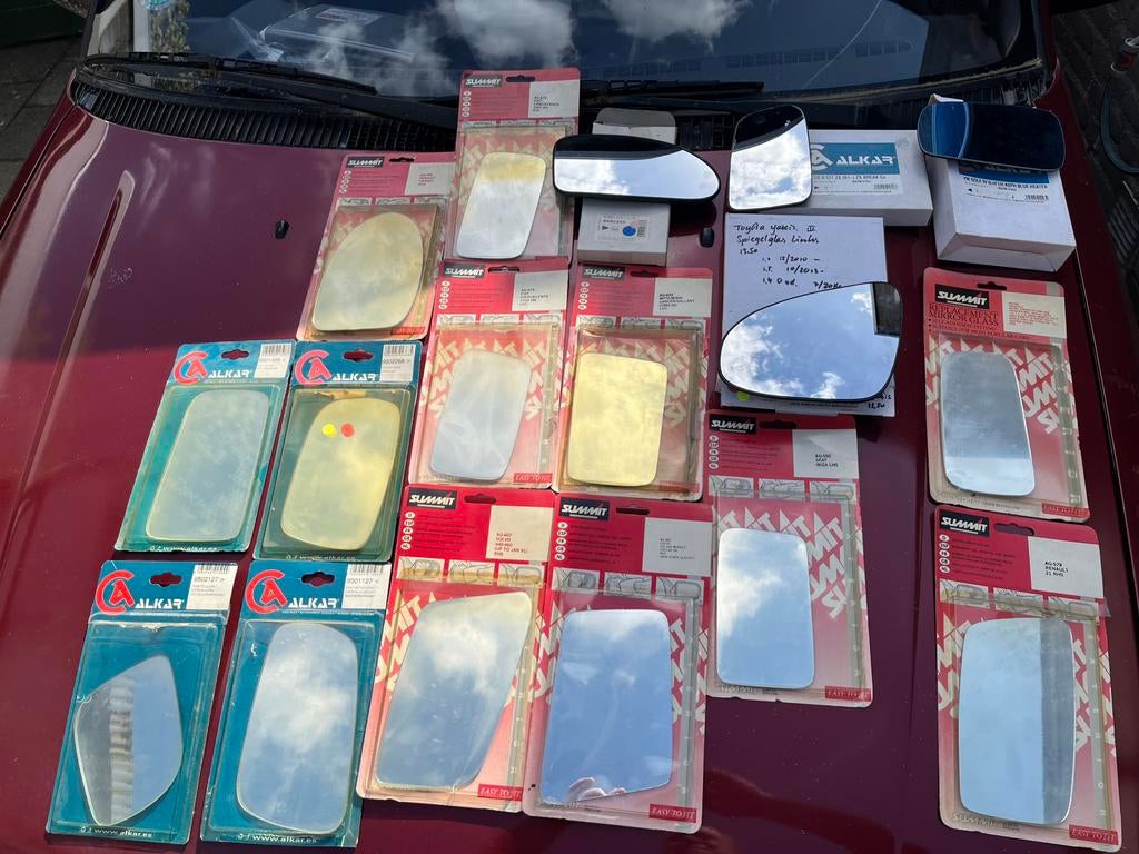 Spiegelglas vintage/classic car-div merken, Auto-onderdelen, Ophalen of Verzenden, Nieuw, Fiat