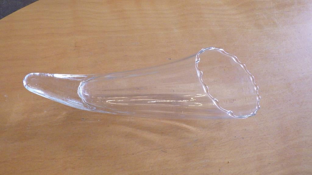 retro mondgeblazen vaas (hoorn des overvloeds), Ophalen of Verzenden, Overige typen