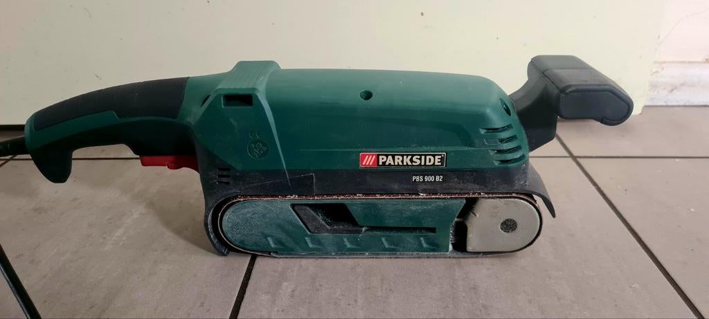 Parkside Bandschuurmachine PBS 900 B2 - Gebruikt, Doe-het-zelf en Verbouw, Ophalen of Verzenden, Gebruikt, 600 tot 1200 watt, Bandschuurmachine