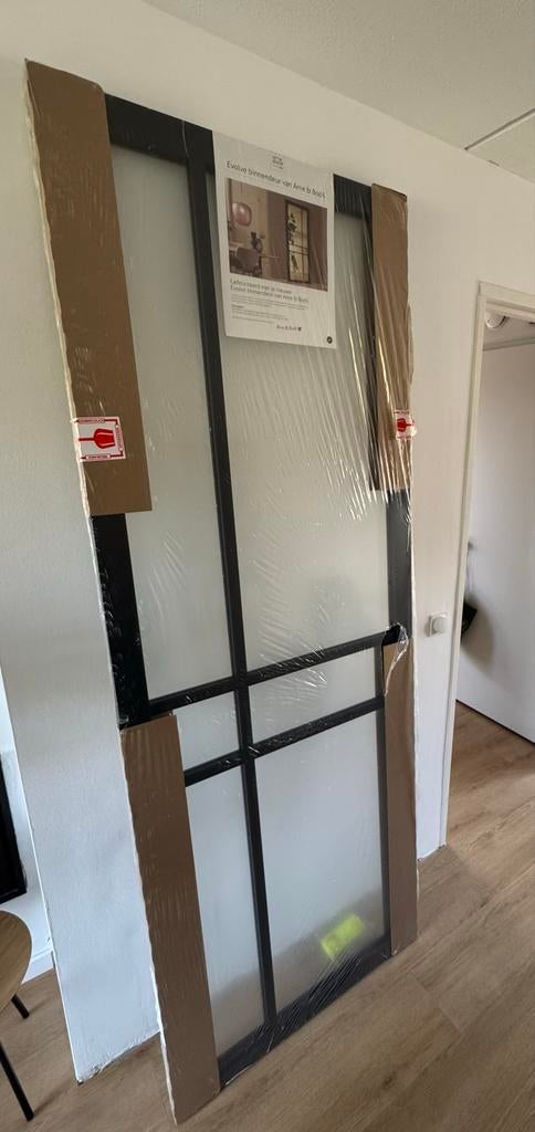 Nieuwe Arne & Bodil Evolve binnendeur met glas, Ophalen, 80 tot 100 cm, Binnendeur, Nieuw