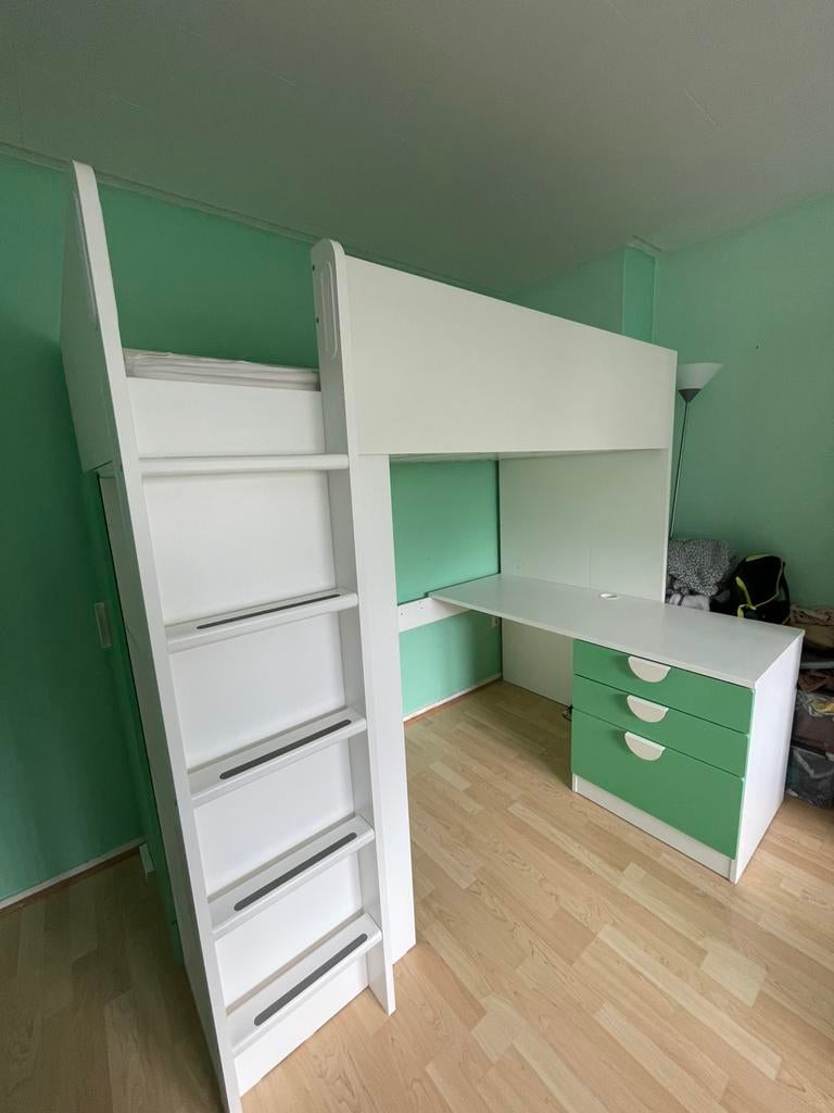 hoogslaper inclusief opbergruimte, Ophalen, Gebruikt, Hoogslaper