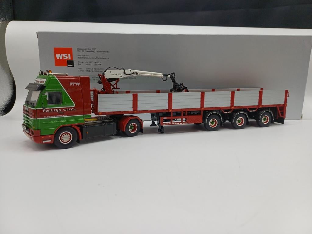 WSI Scania 143 streamline Fonteyn Weert, Ophalen of Verzenden, Zo goed als nieuw, Bus of Vrachtwagen, Wsi