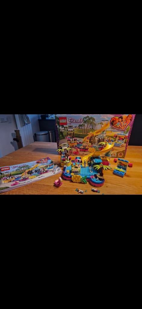 Lego Friends 41374 Andrea's Zwembadfeestje - Compleet, Kinderen en Baby's, Speelgoed | Duplo en Lego, Ophalen