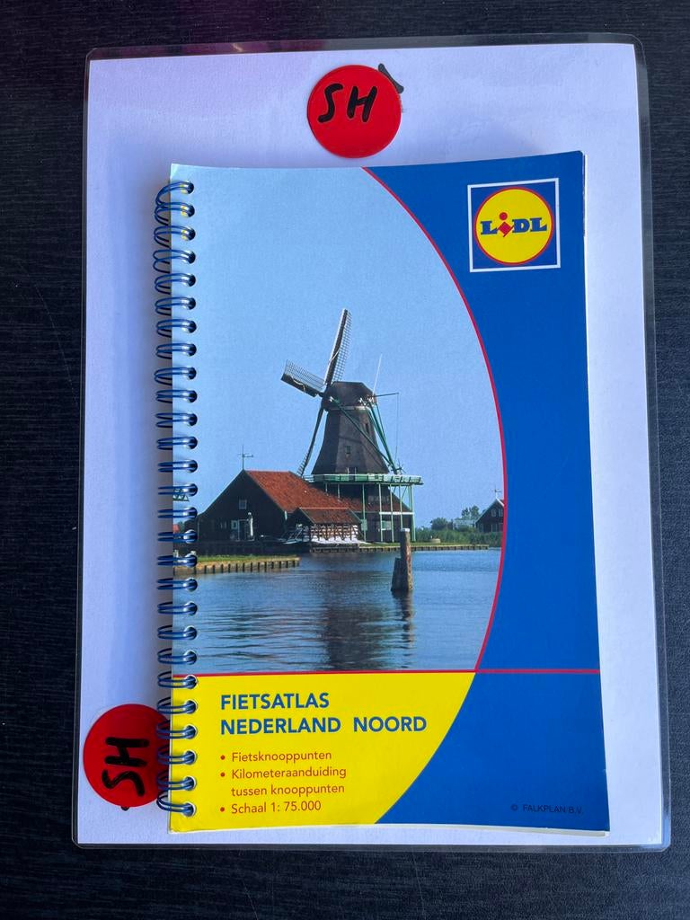 Fietsatlas Nederland Noord (Lidl) - Falkplan B.V., Boeken, Overige merken, Fiets- of Wandelgids, Ophalen of Verzenden, Zo goed als nieuw