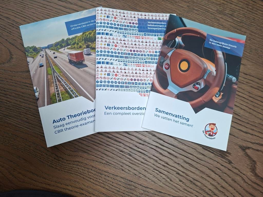 Auto theorieboek, verkeersborden en samenvatting, Boeken, Ophalen of Verzenden, Gelezen, Algemeen