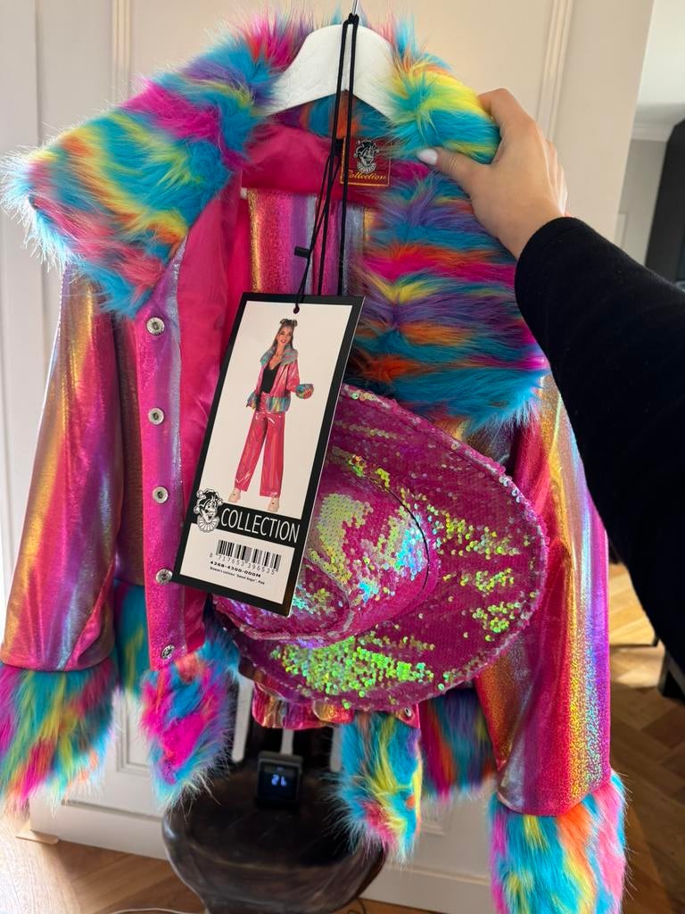 Dameskostuum "Sweet Sugar" Pink, Ophalen of Verzenden, Nieuw, Carnaval, Kleding