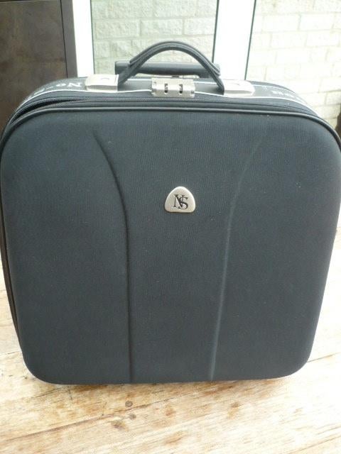 reiskoffer, trolley met uitschuifbaar handvat, Sieraden, Tassen en Uiterlijk, Koffers, Overige materialen, Gebruikt, Minder dan 50 cm