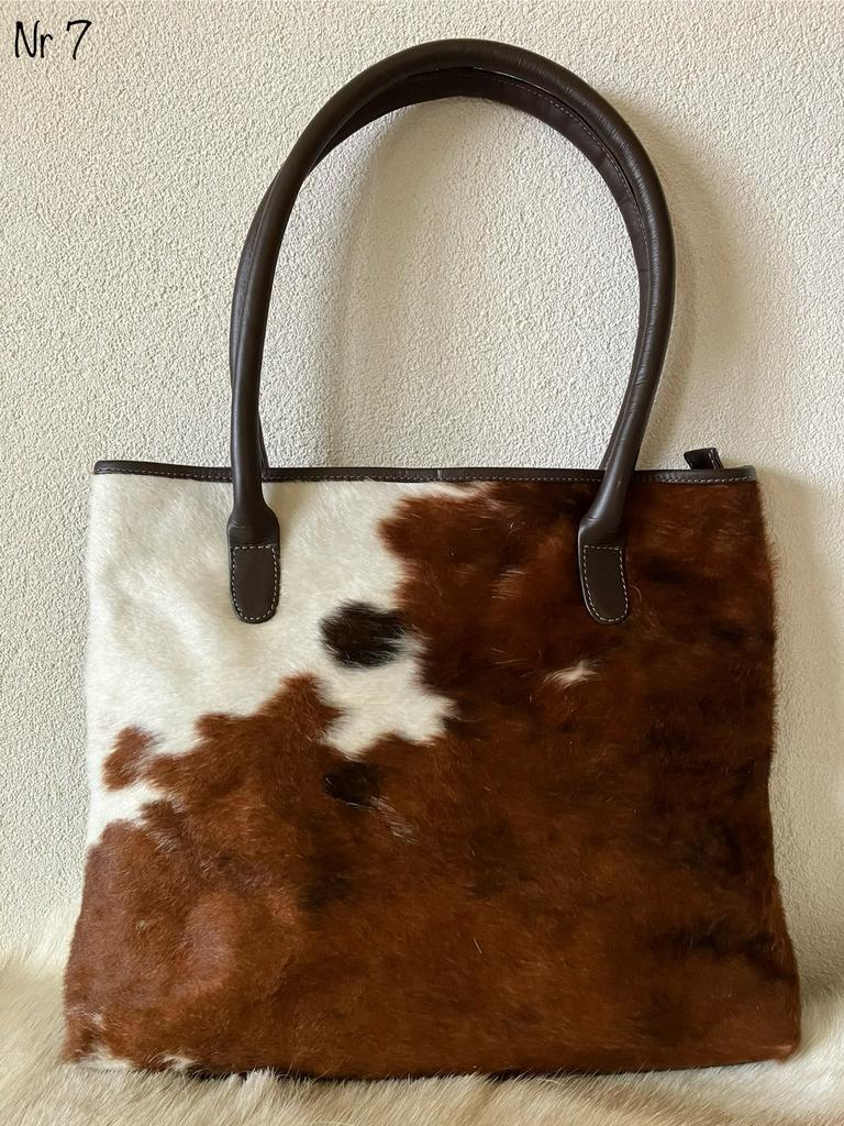 Koeienhuid schoudertas, Ophalen of Verzenden, Nieuw, Overige kleuren, Overige typen
