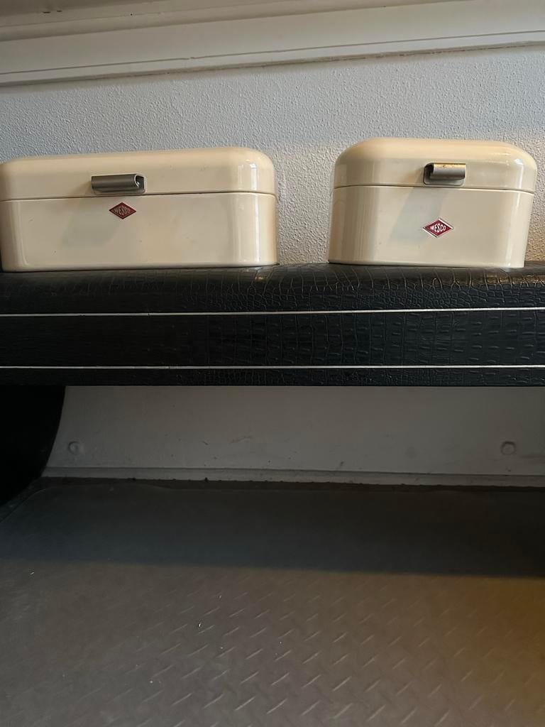 Wesco vintage broodtrommels (2 stuks), Ophalen of Verzenden