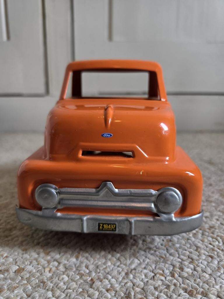Oude Dunwell Ford blikken speelgoed vrachtwagen geen Tonka, Ophalen of Verzenden