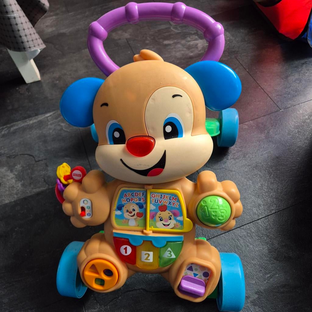 Fisher-Price loopkar hond, Ophalen of Verzenden, Gebruikt, Overige typen, Met licht