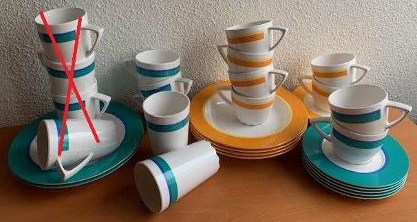 Mepal Rosti Wave Sparkling / Sunshine: serviesdelen, Lochem, Ophalen of Verzenden, Zo goed als nieuw, Mepal