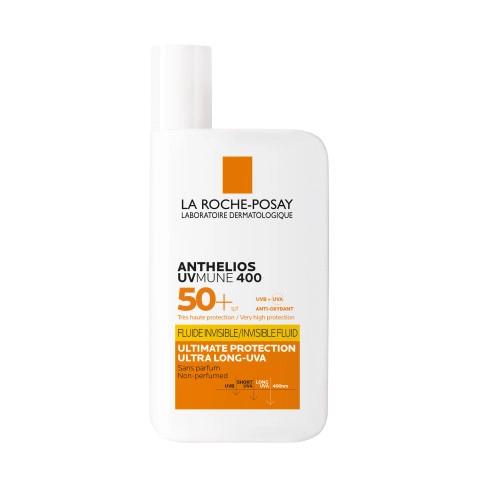 La Roche-Posay Anthelios Onzichtbare Zonnebrand Fluide SPF50, Verzenden, Nieuw, Gehele gezicht, Verzorging