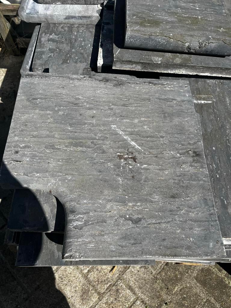 Zwembadrandstenen hardsteen, Ophalen, Gebruikt, Natuursteen, Overige typen