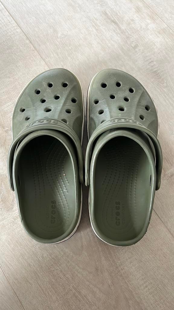 Crocs groen J1 valt 33 groen, Gebruikt, Overige typen, Ophalen of Verzenden, Jongen